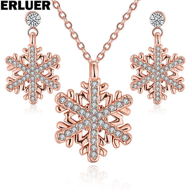 Fashion Snowflake Jewelry Set
