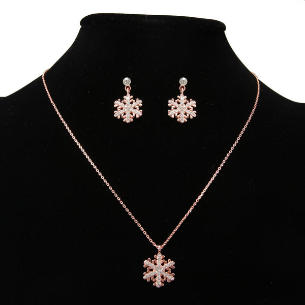 Fashion Snowflake Jewelry Set