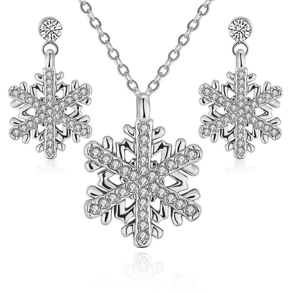 Fashion Snowflake Jewelry Set