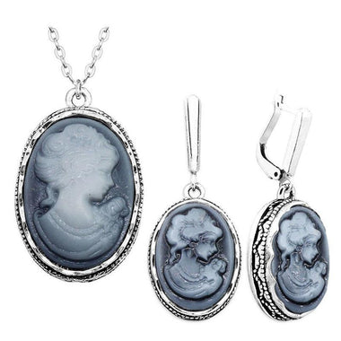 Lady Queen Cameo Jewelry Sets
