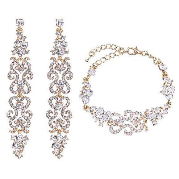 Luxury Crystal Jewelry Sets