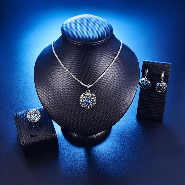 Antique Crystal Hollow Sets