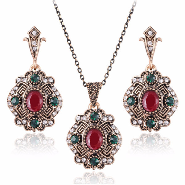 Vintage Turkish Bridal Jewelry Sets