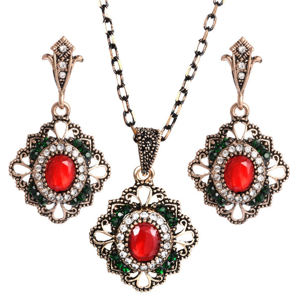 Vintage Turkish Bridal Jewelry Sets