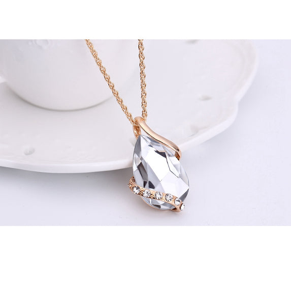 Geometric Design Crystal Jewelry Sets