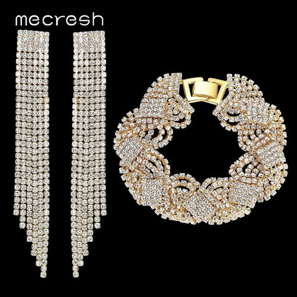 Lovely Top Crystal Tassel Sets